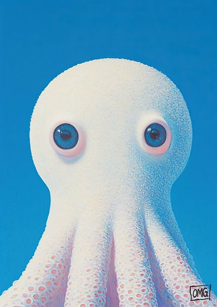 Oktopus | Auge Meer von OMG Art