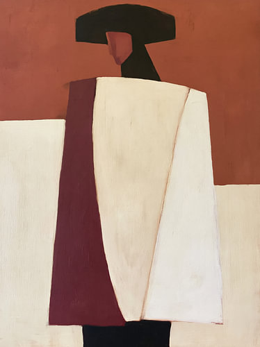 Élégance moderne dans l'abstraction sur Bert Nijholt