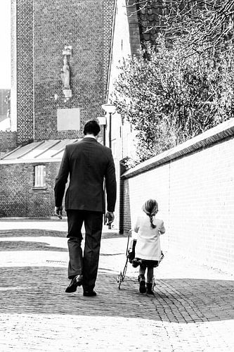 Vader en dochter portret