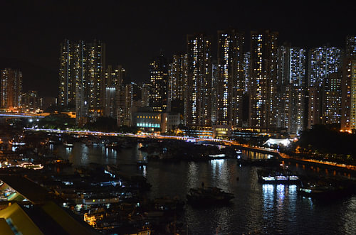 Hong Kong la nuit