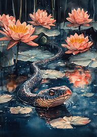 Snake "Waves of seduction: The snake in motion" by Niklas Maximilian