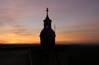 Ein Wachturm der Festung Königstein bei Sonnenuntergang von Christiane Schulze Miniaturansicht