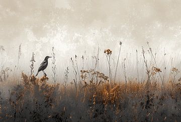 Ein Vogel im Herzen der Natur von Karina Brouwer