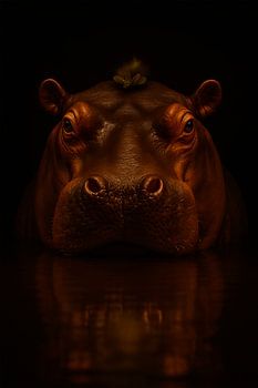 Nijlpaard – Portret van Kracht en Rust