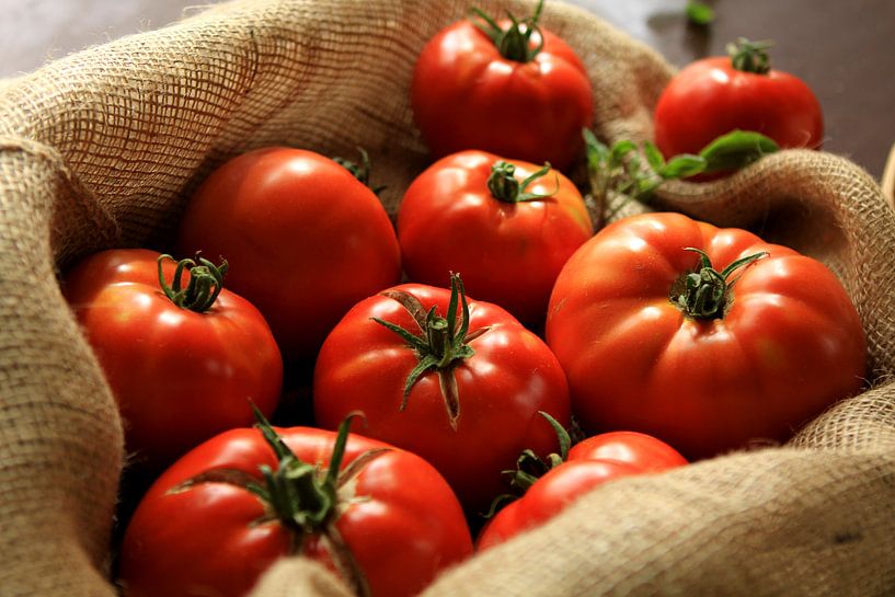 Ripe beef tomatoes by Karina Gebert