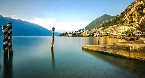 Gardasee in Limone sul Garda in Italien