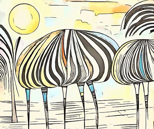 On the road in Africa, motif 4