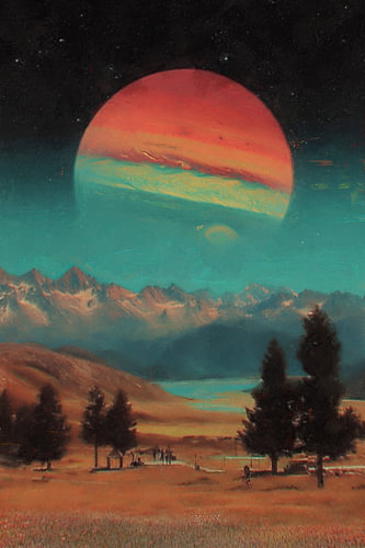 Red Orbit Landscapes II — Giant Planet