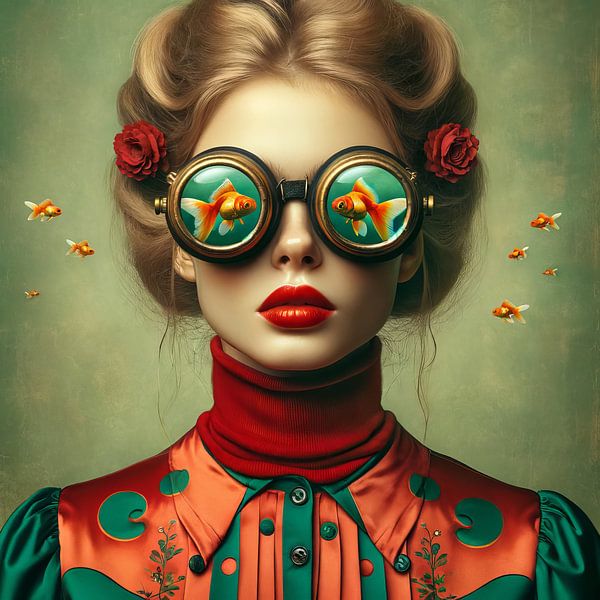Dreaming about goldfish by Art Studio RNLD