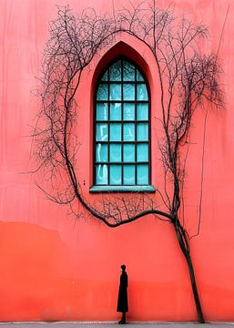 Roze muren van Dimas Arochman
