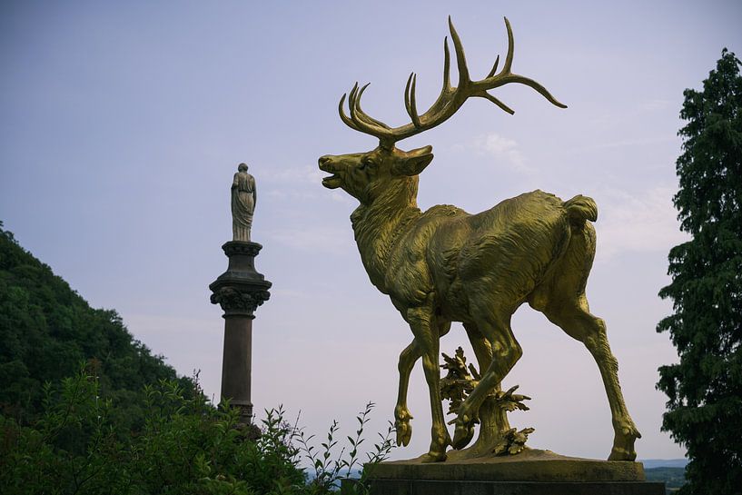 Goldener Hirsch Drachenburg Castle by Luis Emilio Villegas Amador