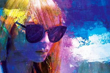 The girl with the sunglasses by Harry Hadders