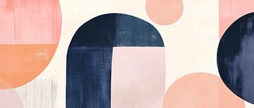 Abstrakte geometrische Komposition von Poster Art Shop