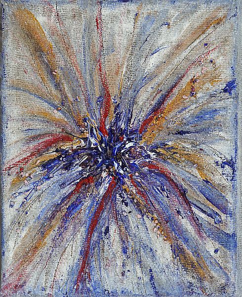 # 24 Arcryl auf Hartfaserplatte und Karton, 50 x 40 cm by Erich Keller