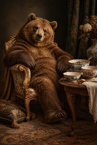 Blanche-Chevreuil -  Un ours espiègle inspiré du conte