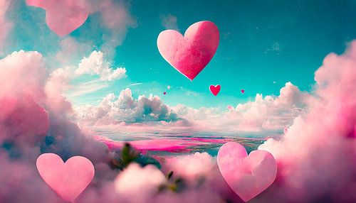 Wolken met harten