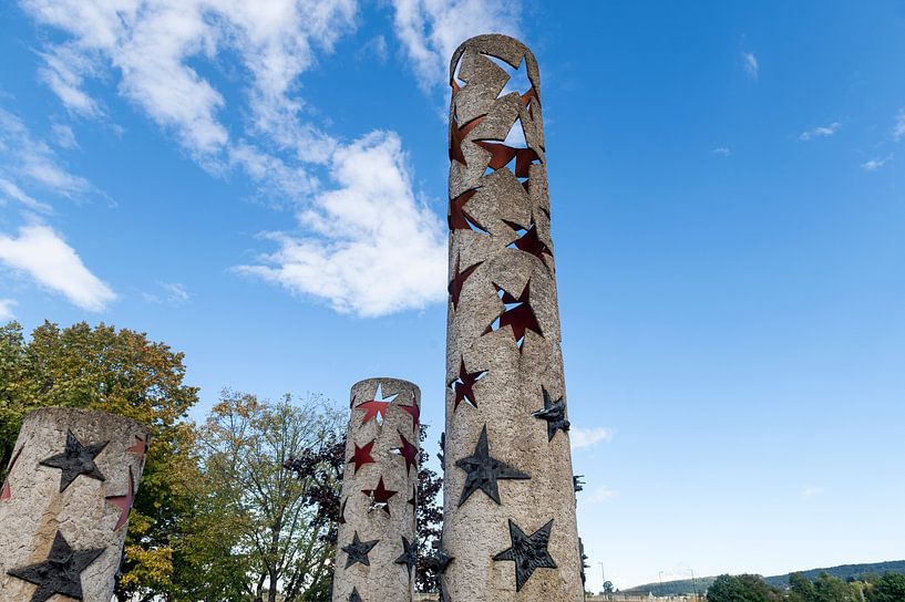 Schengen Luxembourg  Nation Pillars van Richard Wareham