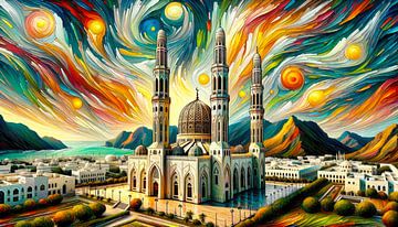 Sultan Qaboos Grand Mosque reimagined by Jeroen Kleiberg