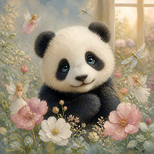 Traumwiese – Pandabär