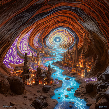 PAYSAGE SPIROGRAPHIQUE