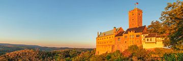 Le château de Wartburg au lever du soleil sur Markus Lange