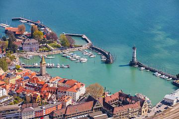 Port de Lindau sur le lac de Constance sur Jan Schuler