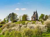 Château de Hulsberg entouré de fleurs par Easycopters Aperçu
