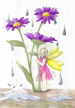 De kleine fee in de zomerregen van Sandra Steinke