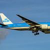Avion de transport de passagers KLM Boeing 777-200. sur Jaap van den Berg
