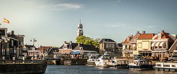 Innenhafen von Lemmer, Friesland. von By Derk