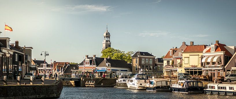 Binnenhaven van Lemmer, Fryslân. van Derk Visser