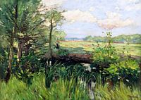 Frühling - Der Schwielowsee bei Kaputh, KARL HAGEMEISTER, Um 1882