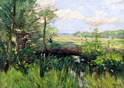 Lente - De Schwielowsee bij Kaputh, KARL HAGEMEISTER, rond 1882