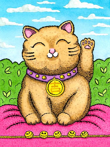 Beckoning Cat (Maneki Neko) #9