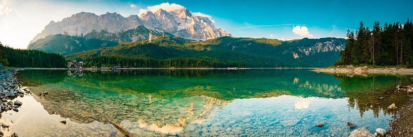 Eibsee Panorama van Martin Wasilewski