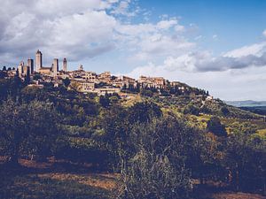 San Gimignano (Toscane, Italië) van Alexander Voss