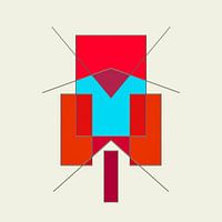 Moderne, géométrie, minimalisme, abstrait