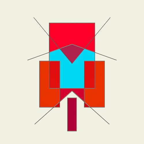 Modern, geometrie, minimalismus, abstrakt