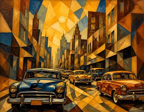 A New Dimension - Golden Hour Traffic