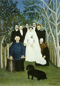 Henri Rousseau. The Wedding Party