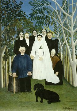 Henri Rousseau. The Wedding Party