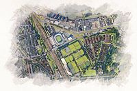 De Kuip vanuit de lucht
