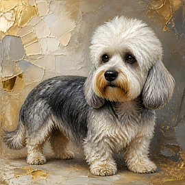 Dandie Dinmont Terrier von Johannas Art Creations