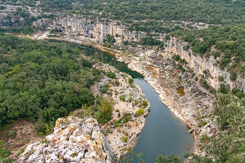 Gorges de l'Ardèche van bovenaf