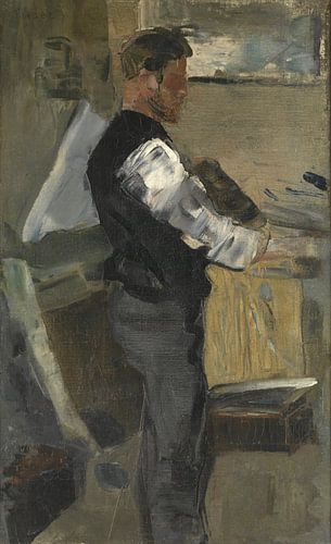Willy Finch in de studio, James Ensor