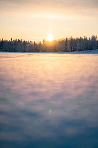 Zonsopgang in Winter Wonderland