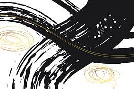 Tableau abstrait n° 56 - Lignes puissantes sur Melanie Viola