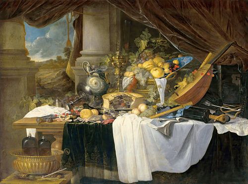Een banketstilleven, Jan Davidsz de Heem