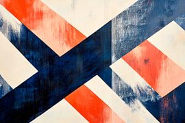 Coloured flows - Abstract geometry by Poster Art Shop