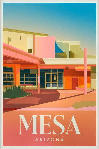 Mesa, Arizona Vintage Reisposter
